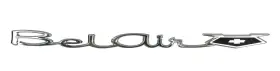 4497068 Chevrolet 1965 1966 Gm Chevy Belair Quarter Panel Script Emblem Oem