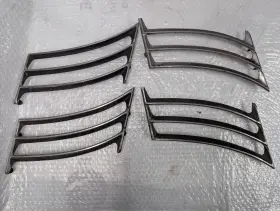 8724408 Chevrolet 1969 69 Camaro Ss 396 Z28 Quarter Panel Grille Gill Side Trim Gm Pair 408 409