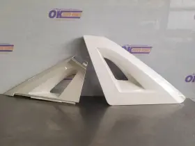 160-00196l Chevrolet Truck 13 2013 Chevy Avalanche 1500 Ltz Upper Quarter Panel Trim White Left Driver