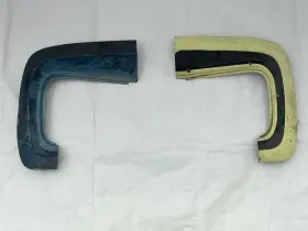 2842730 Chrysler 1968 Dodge Coronet Rear Quarter Panel Extensions Mopar Taillight Molding Trim Be