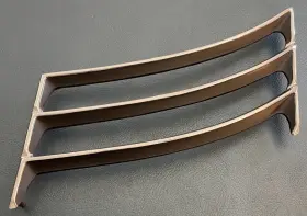 Corvex Cv05-m164 Left Quarter Panel Side Louver - For Chevrolet Camaro 1969