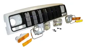 Crown Automotive 55055233aek Header Panel Kit Incl. Panel/headlamps/bulbs