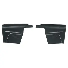 073783pblk Distinctive Industries Standard Black Pre-assembled Rear Quarter Panel Set Cv