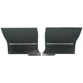 090044pblk Distinctive Industries Black Pre-assembled Rear Quarter Panels Cp Chevelle 64