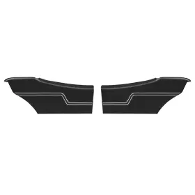 091256pblk Distinctive Industries Rear Quarter Trim Panel Chevy Chevelle Coupe 70-72 Black