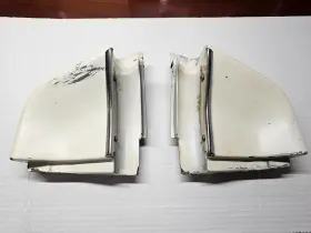 3445518 Dodge 1971-72 Charger R/t Rallye Se 500 And Super Bee Rear Qtr Panel End Caps With Trim