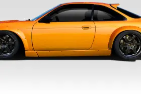 113847 Duraflex 1995-1998 Nissan 240sx S14 Rbs V2 Wide Body Side Skirts - 2 Piece