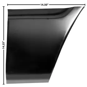 1097ql Dynacorn Rear Lower Fender Panel Rh 1967-72 Fits Chevy Pickup