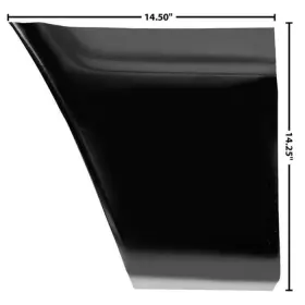 1097qm Dynacorn Rear Lower Fender Panel Lh 1967-72 Fits Chevy Pickup
