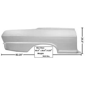 1621awt Dynacorn 1962-65 Fits Chevy Nova Full Quarter Panel Righthand