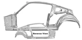 3644fwt Dynacorn Quarter /door Frame Assy Lh 1965-66 Mustang Fb