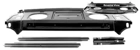 970-74 Dynacorn 6076 Package Shelf With Mounting Struts Challenger Pair
