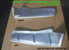 258pr Ems Automotive 1955 1956 Ford Sedan Inner Rear 1/4 #258pr. Left Right Set. Auto