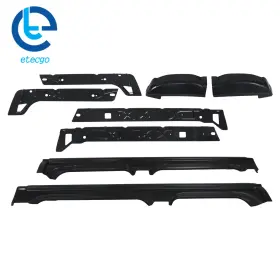 Etecgo 1150552 Lh Rh Rocker Panels Cab Corners 8 Pcs For Silverado Sierra 1500 Crew 99-2007
