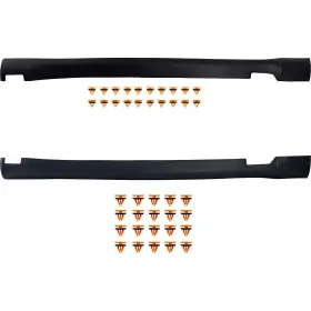 17620617 Evan-fischer Pair Set Of 2 Rocker Panel Trims Driver And Passenger Side Left Right For Jeep