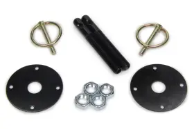 10001-34033-b Fivestar Hood Pin Kit 3/8in Alum Black 2-pack