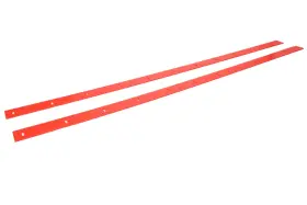 11002-41551-fr Fivestar Wear Strip - Molded Plastic Fluorescent Red 2019 Late Model Pair