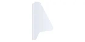 35001-28111-wl Fivestar Sail Panel Left Sprint Car White
