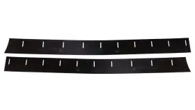 600-400-b Fivestar 88 Monte Wear Strips Lower Nose Black 1 Pair