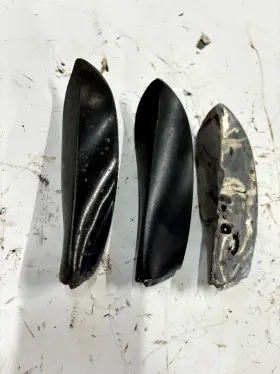 C20b-62291a24-a Fomoco 1962 Fairlane 500 Rear Quarter Panel Fin Extension Trim - Passenger And Driver