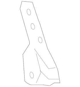 1l2z-7845131-aa Ford Genuine Quarter Panel Extension