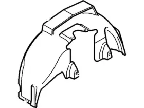 1s4z-74278b51-ac Ford Genuine Splash Shield