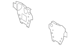 3m5z-17c914-b Ford Genuine Bumper Bracket