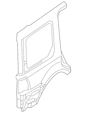5l7z-7827841-aa Ford Genuine Panel - Quarter Outer 5l7z-7827841-aa Ford Genuine Panel - Quarter Outer