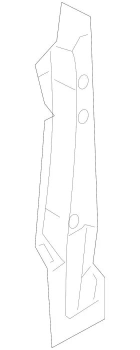 8s4z-5441055-a Ford Genuine Rear Extension