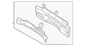 9e5z-5440320-a Ford Genuine Rear Body Panel