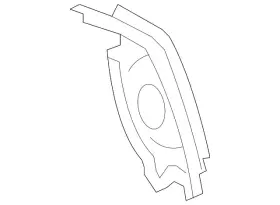 9t1z-6128010-a Ford Genuine Rear Pillar Upper Reinforced