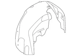 Ag1z-5428370-a Ford Genuine Wheelhouse Liner