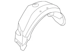 Bb5z-7828371-b Ford Genuine Splash Shield
