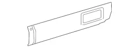 Bk3z-6110129-c Ford Genuine Rear Lower Panel