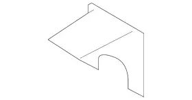 Bk3z-6161216-g Ford Genuine Rear Body Reinforced Brace