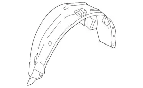 Bt4z-7828370-a Ford Genuine Splash Shield Bt4z7828370a