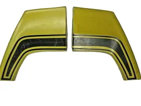 D3zz-6328010-a Ford Used 73 Mustang Fastback Quarter Panel Rear Extensions Original Pair
