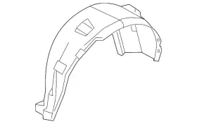 Fa1z-58278b50-a Ford Genuine Filler Quarter Panel