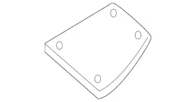 Fa1z-58279a93-b Ford Genuine Lower Extension