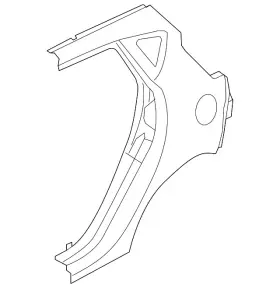 G2bz-5827840-a Ford Genuine Quarter Panel