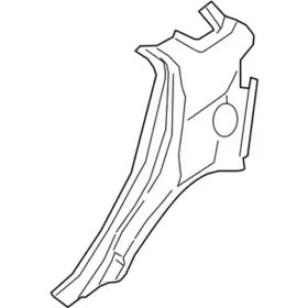 Ford Gn1z-7427841-c Genuine Quarter Panel Gn1z7427841c