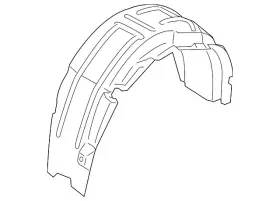 Hs7z-58278b50-a Ford Genuine Wheelhouse Liner