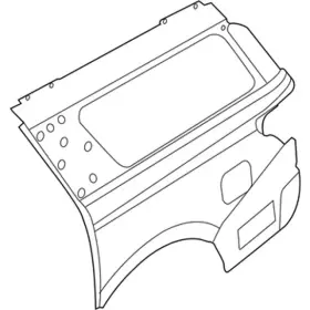 Ford Jl1z-7827846-a Genuine Quarter Panel Jl1z7827846a