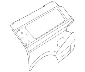 Jl1z-7827847-a Ford Genuine Quarter Panel