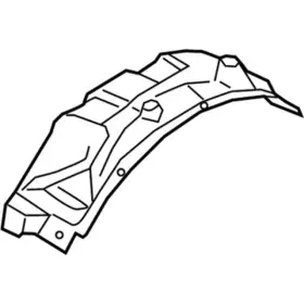 Kb3z-9928371-a Ford Genuine Wheelhouse Liner
