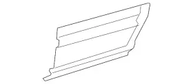 Kk3z-6110129-b Ford Genuine Side Body Panel Molding