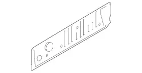 Kk3z-6127971-c Ford Genuine Floor Extension