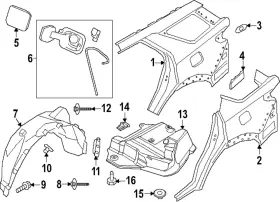 Lc5z-78278b50-c Ford Genuine Splash Shield