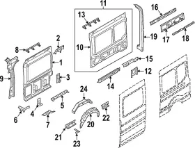 Lk4z-5b061-a Ford Genuine Front Panel Lk4z-5b061-a Ford Genuine Front Panel