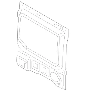 Lk4z-6127864-u Ford Genuine Inner Panel